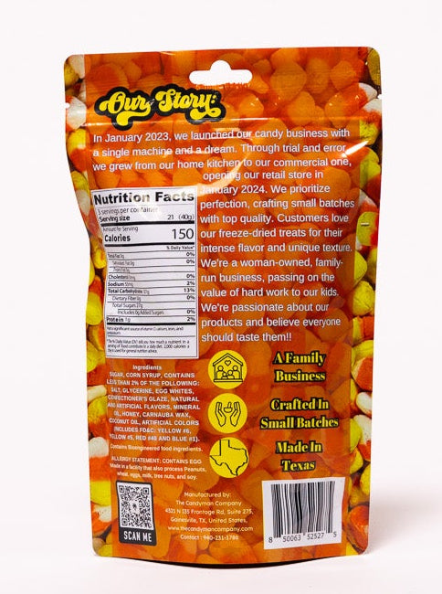 Freeze Dried Candy Corn