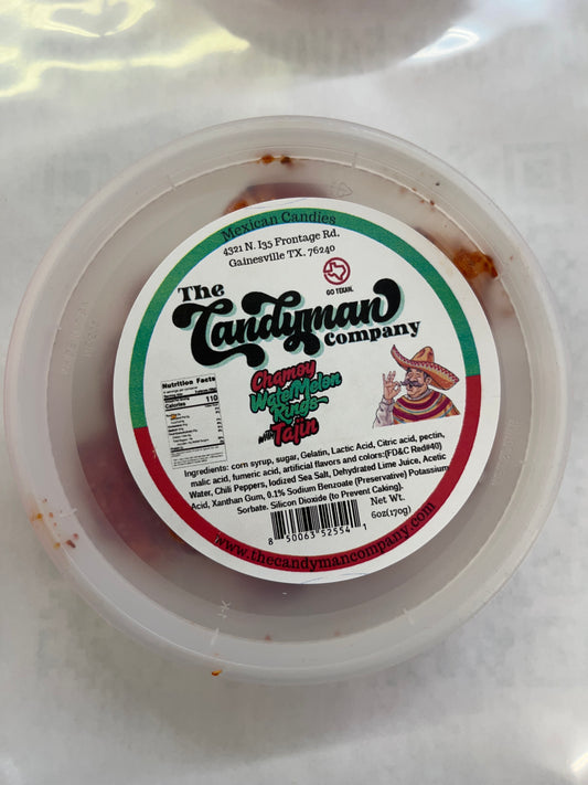 Chamoy Watermelon Rings