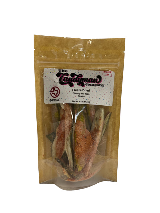 Freeze Dried Chamoy and tajin Pickles