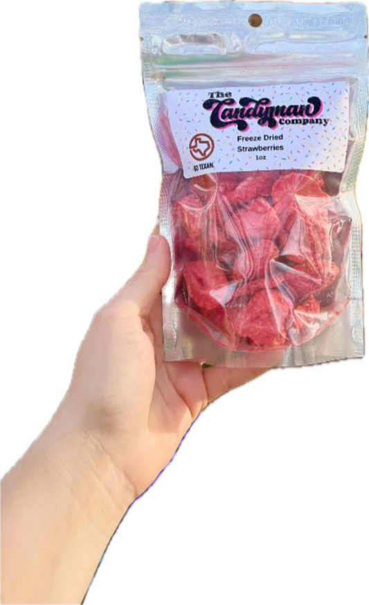 Freeze dried organic strawberries