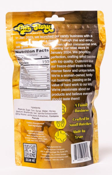 Freeze Dried Peanut Brittle